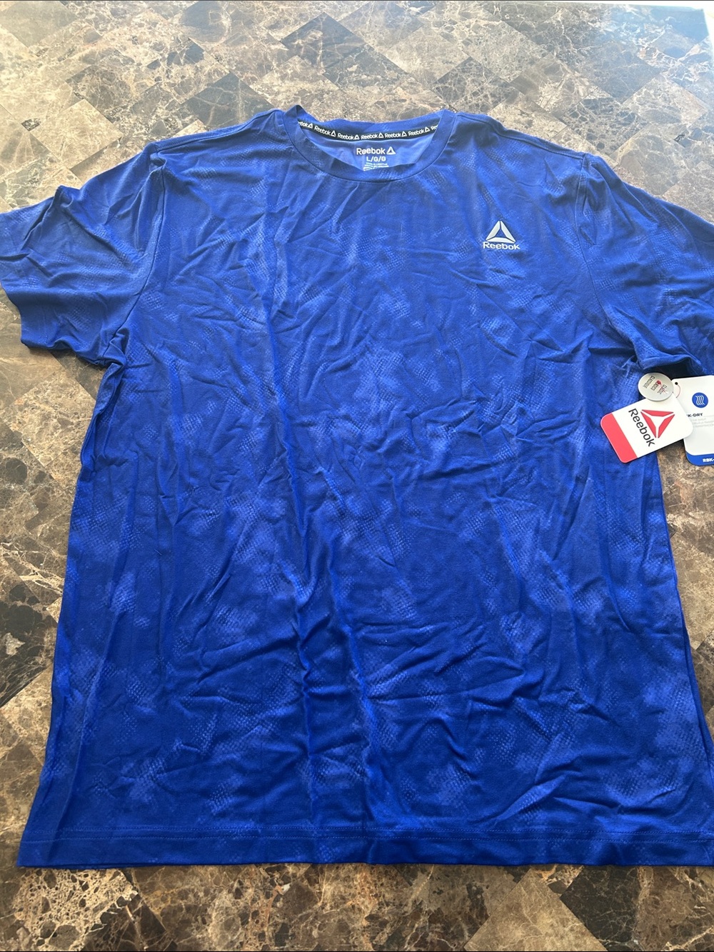 NWT 🆕 Reebok Men’s Royal Blue Athletic Crew Neck Tee
